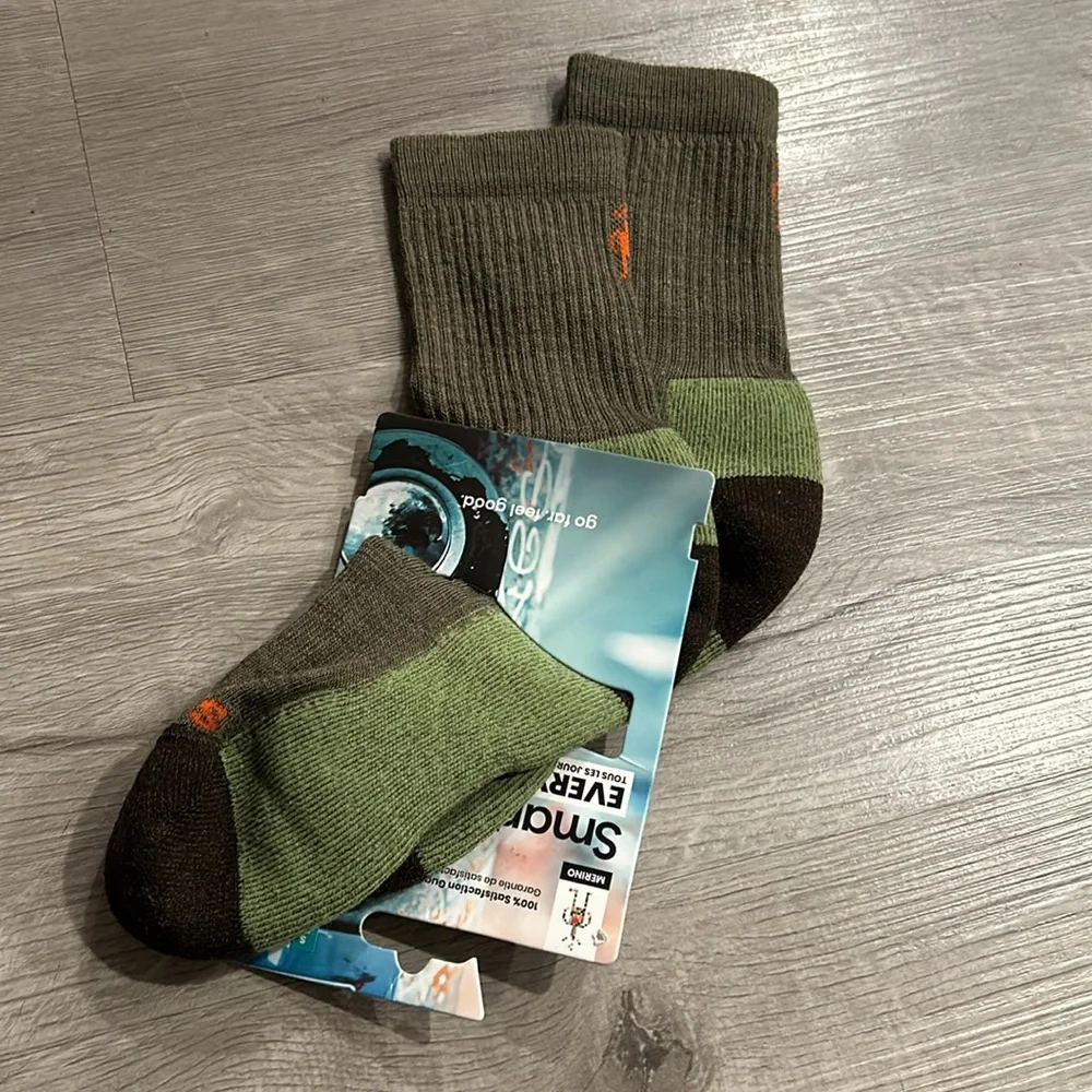 SMARTWOOL | WINTER MOSS EVERYDAY SOLID RIB CREW SOCK (UNISEX)